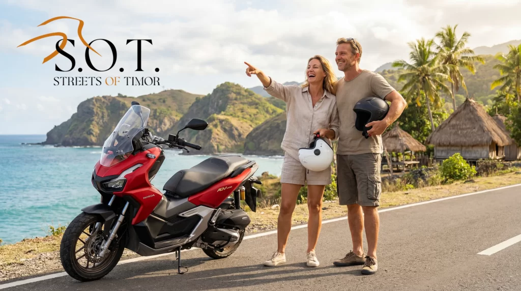 Honda ADV 160cc adventure scooter rental in Dili Timor-Leste