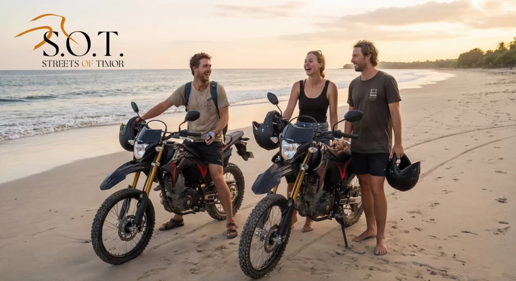 Honda CRF 150cc off-road motorbike rental in Dili Timor-Leste